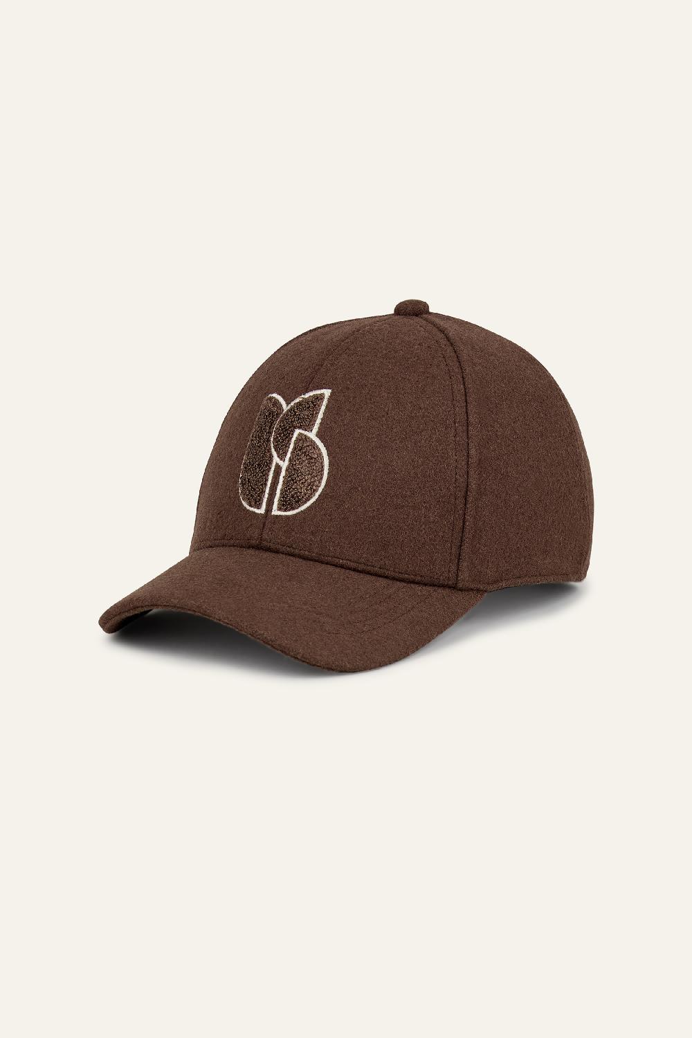 Ba&sh Casquette En Laine Hugo Chocolat