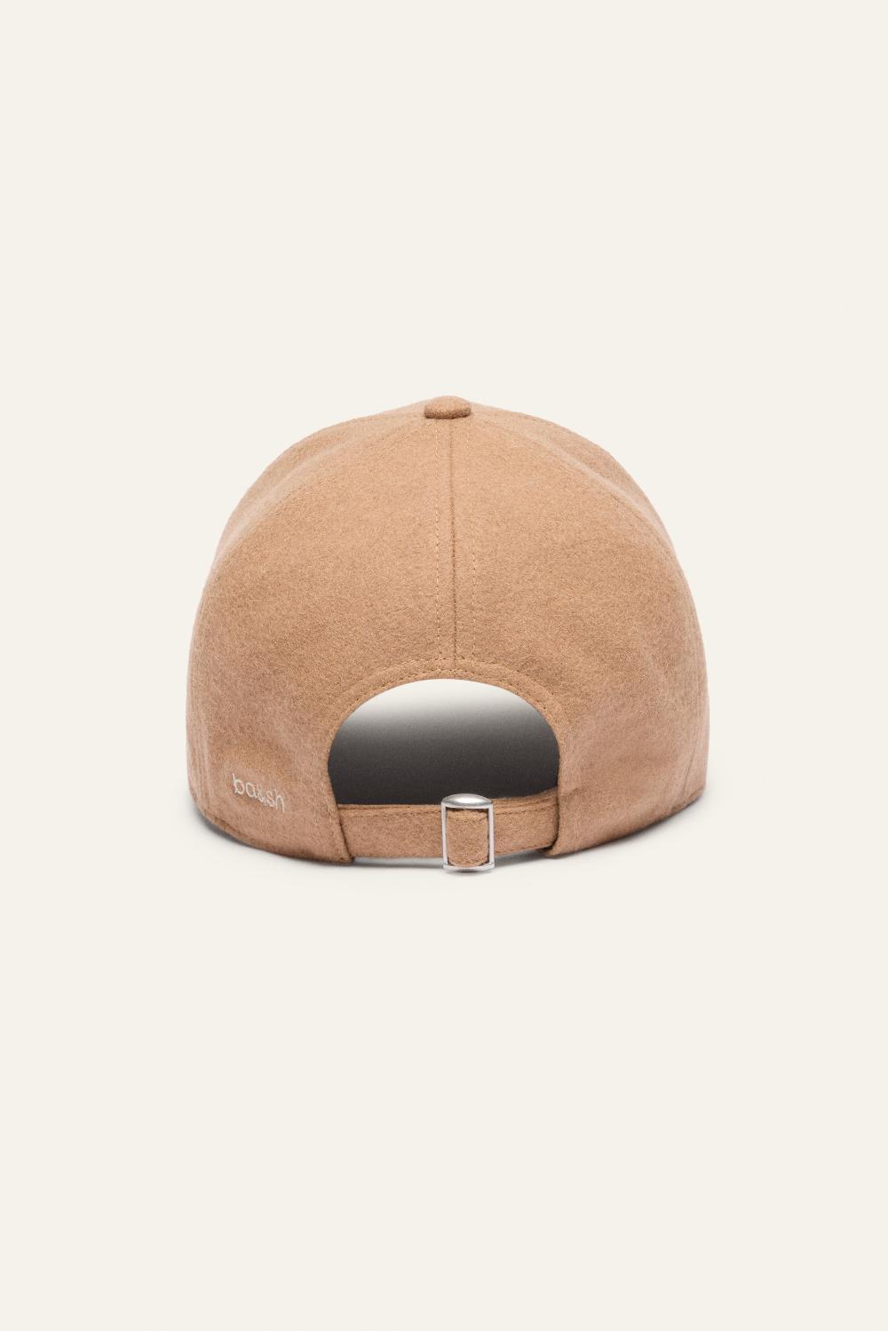 Ba&sh Casquette Motif Avant Hugo Marron
