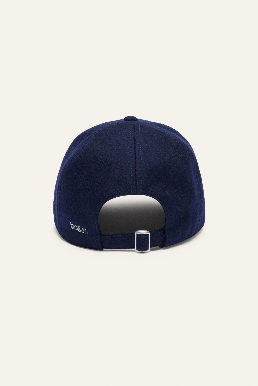 Ba&sh Casquette Motif Avant Hugo Navy