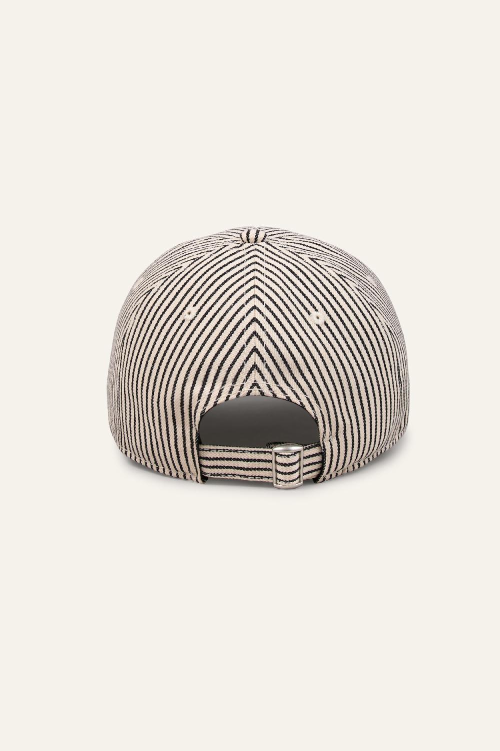 Ba&sh Casquette RayéE Hava Bleu