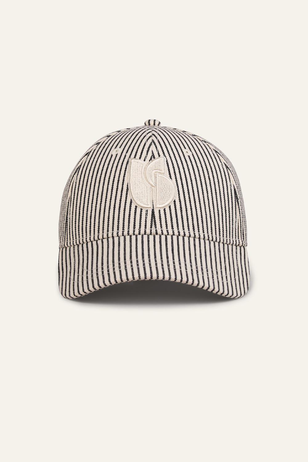 ba&sh Casquette RayéE Hava Bleu