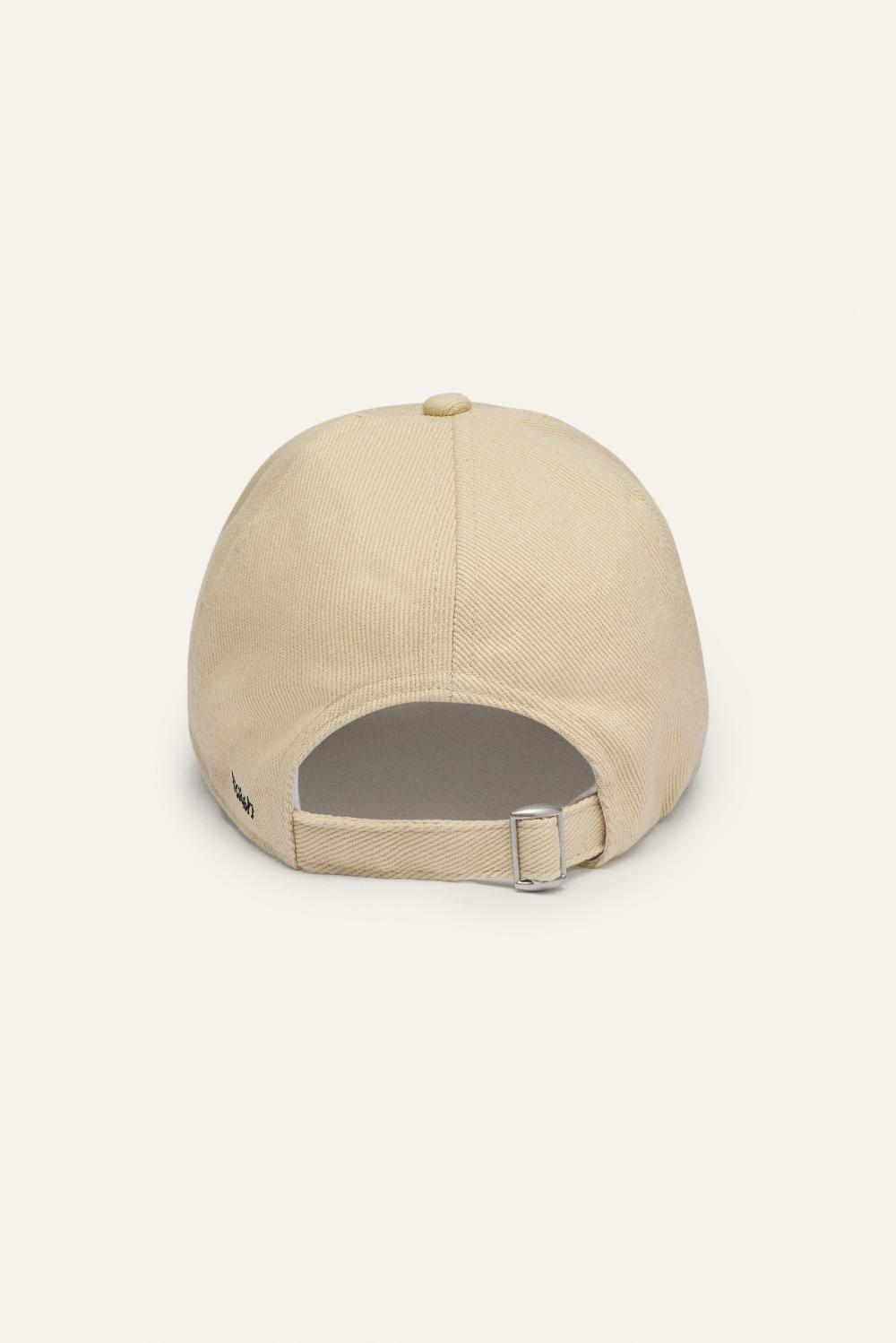 Ba&sh Casquette VisièRe IncurvéE Hilona Blanc Ecru