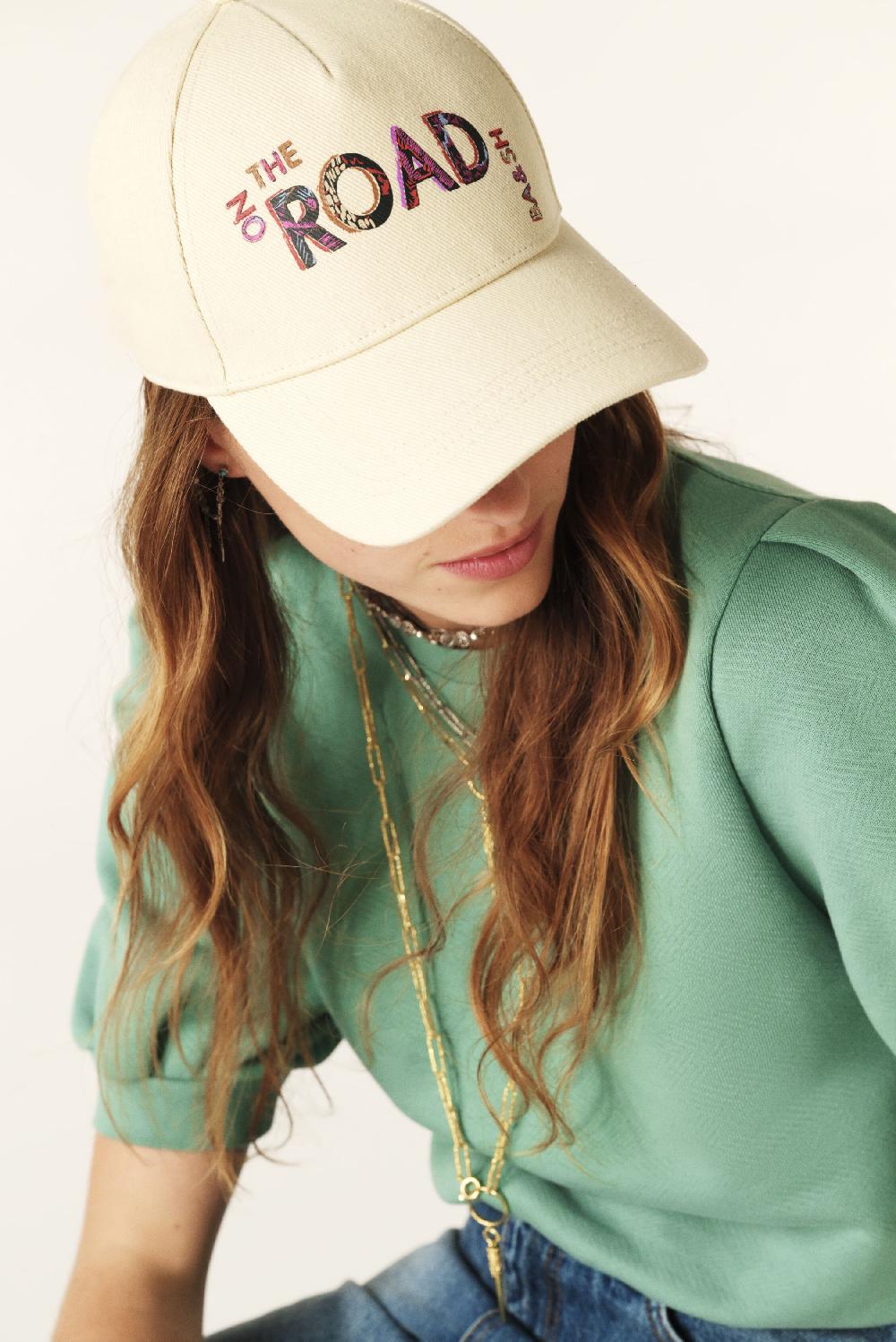 Ba&sh Casquette VisièRe IncurvéE Hilona Blanc Ecru