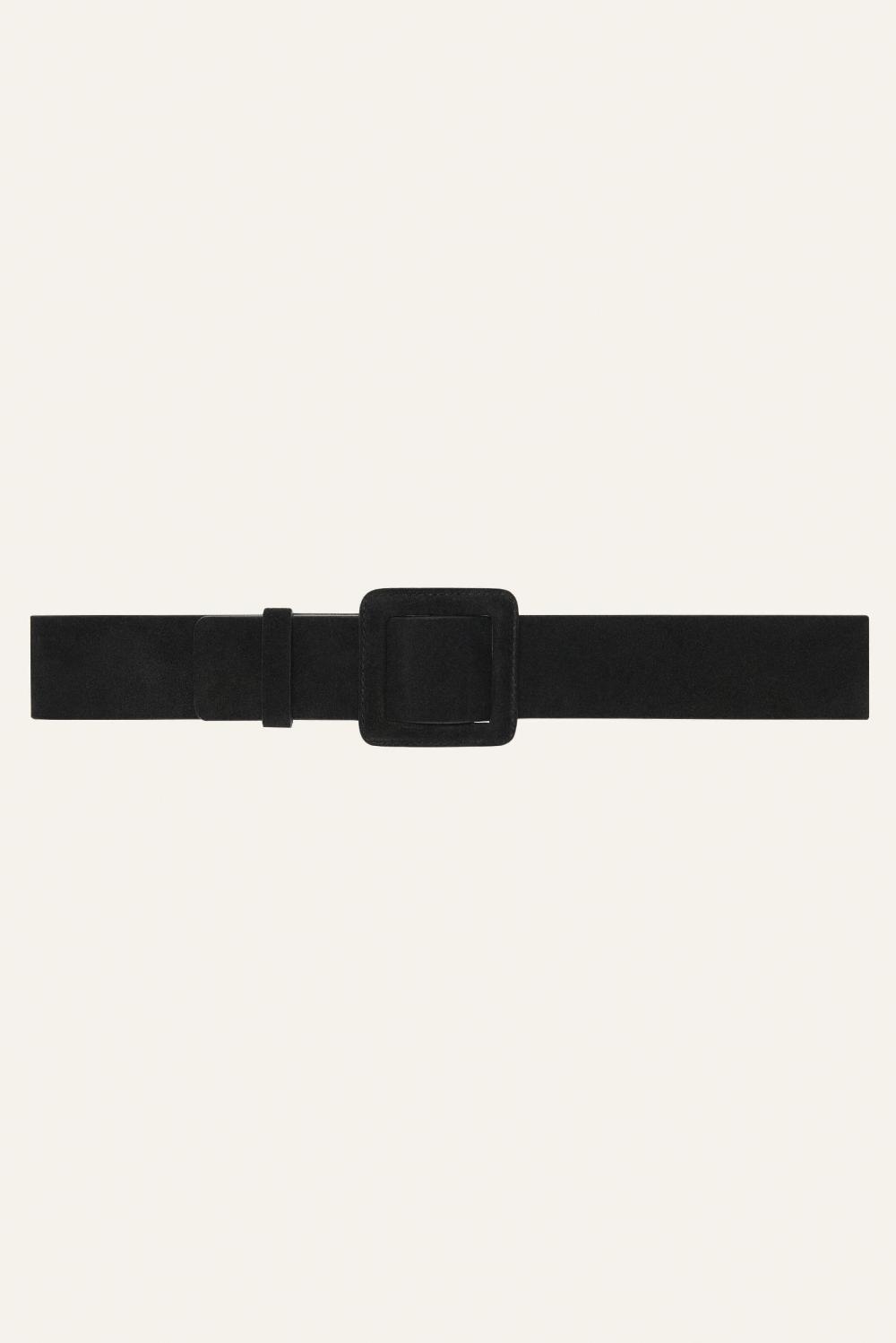 ba&sh Ceinture Boucle CarréE Betty Noir