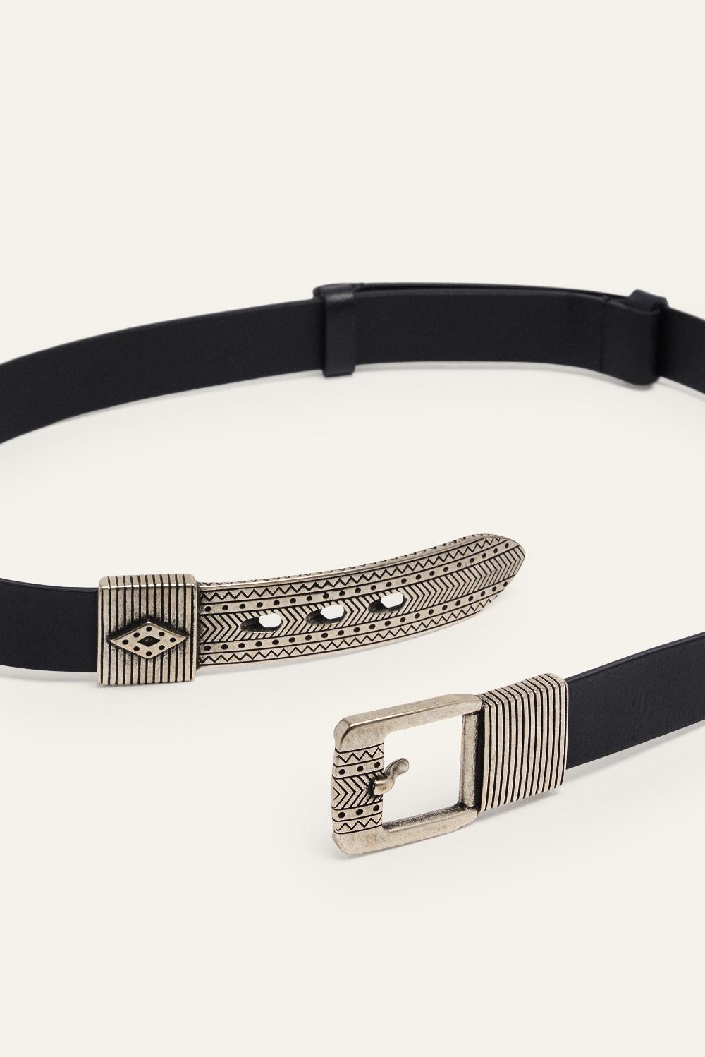 Ba&sh Ceinture Boucle MéTal Baya Noir