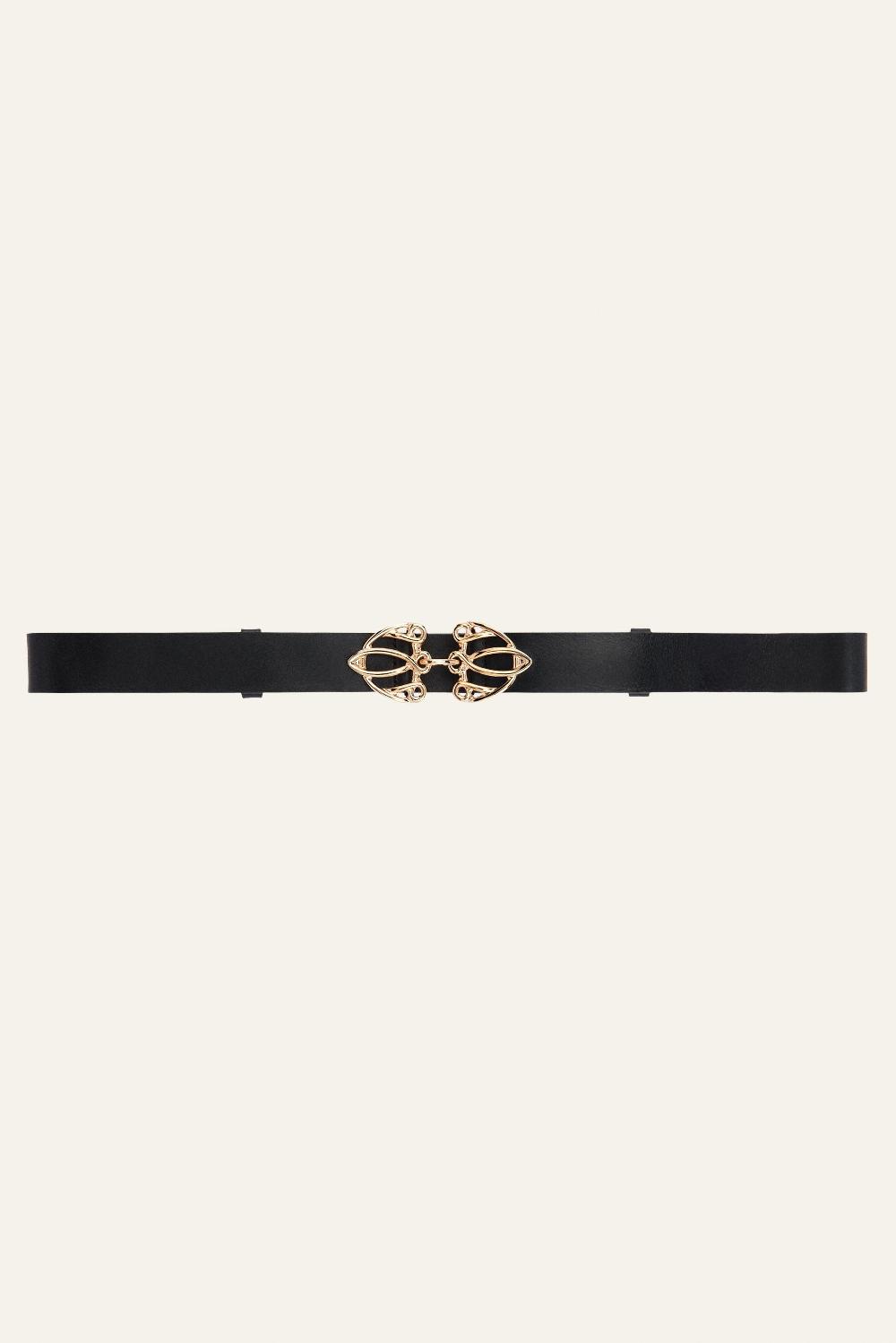 ba&sh Ceinture Boucle OuvragéE Bilissi Noir