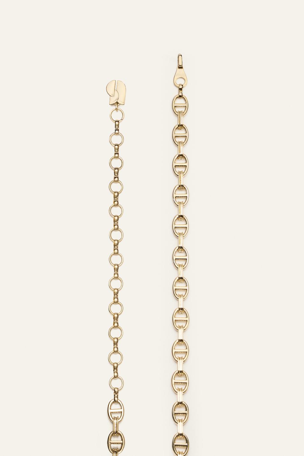 Ba&sh Ceinture ChaîNe Brass Dore