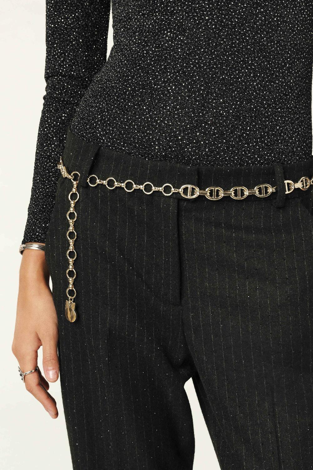 Ba&sh Ceinture ChaîNe Brass Dore