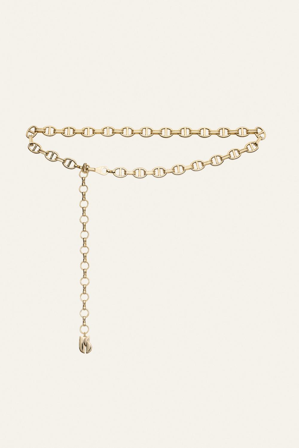 ba&sh Ceinture ChaîNe Brass Dore