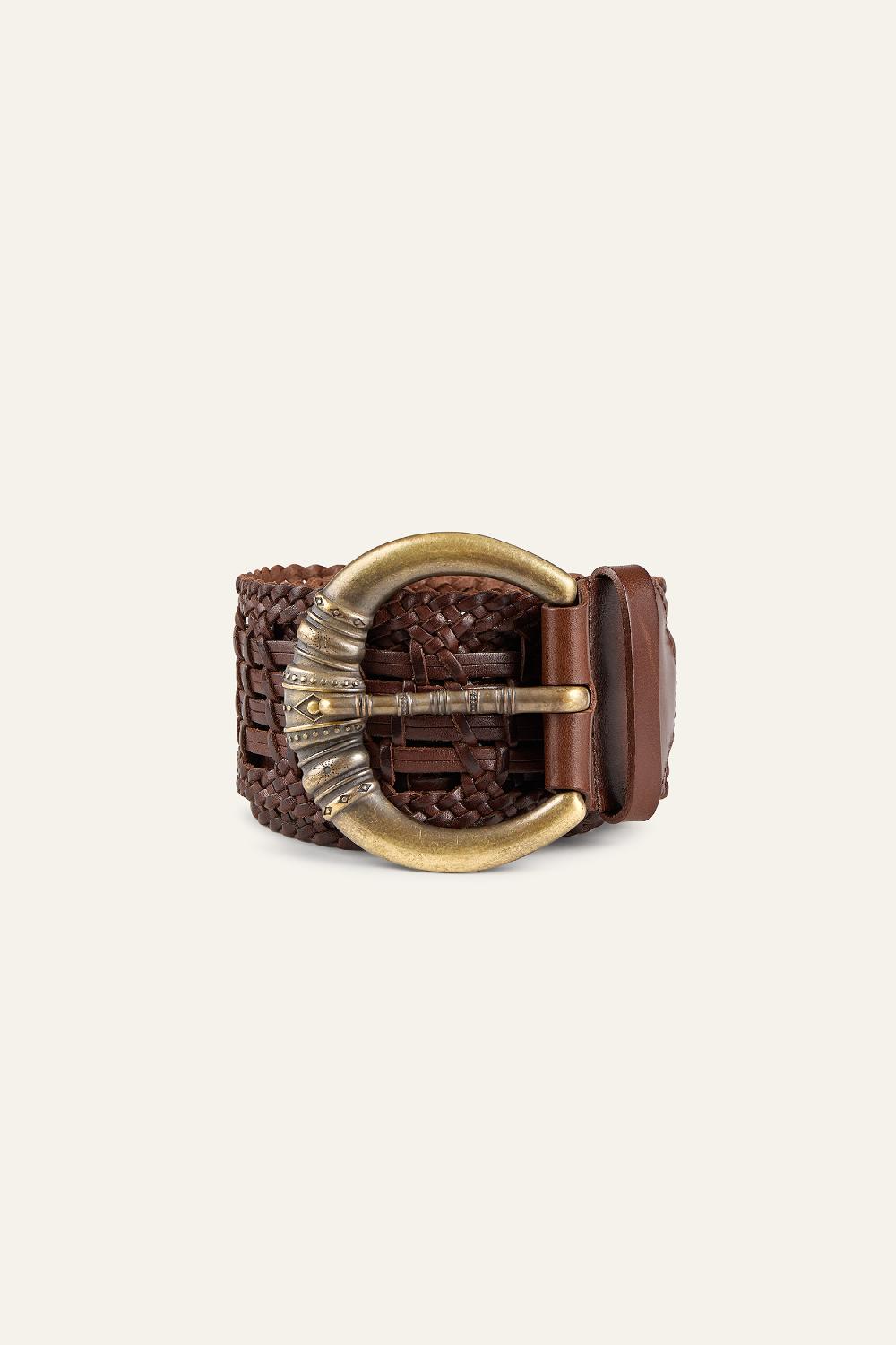 Ba&sh Ceinture En Cuir Blemence Marron