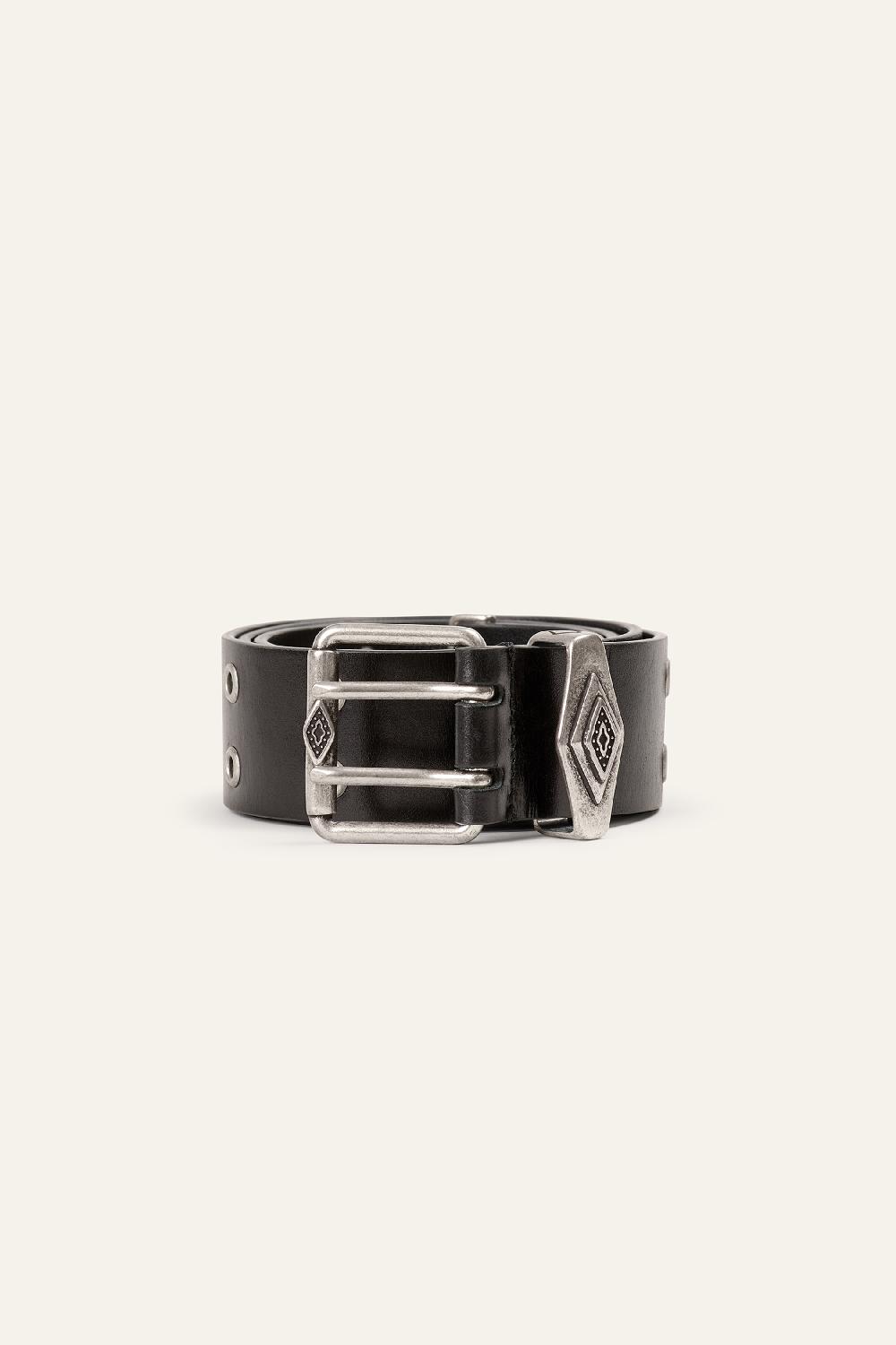 Ba&sh Ceinture En Cuir Bonnie Noir