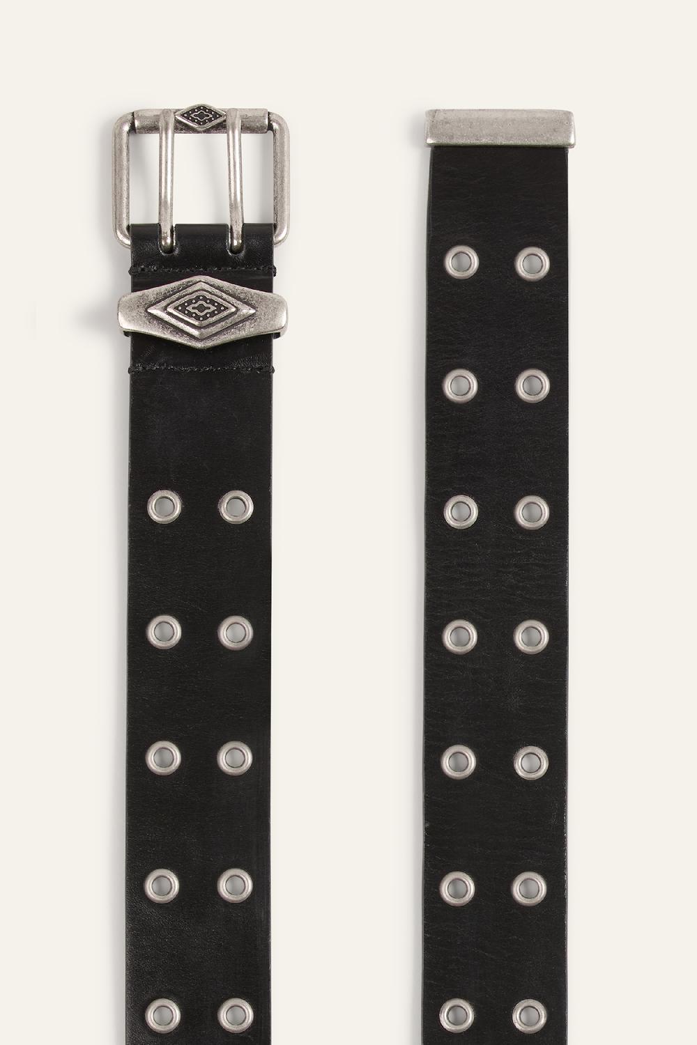 Ba&sh Ceinture En Cuir Bonnie Noir