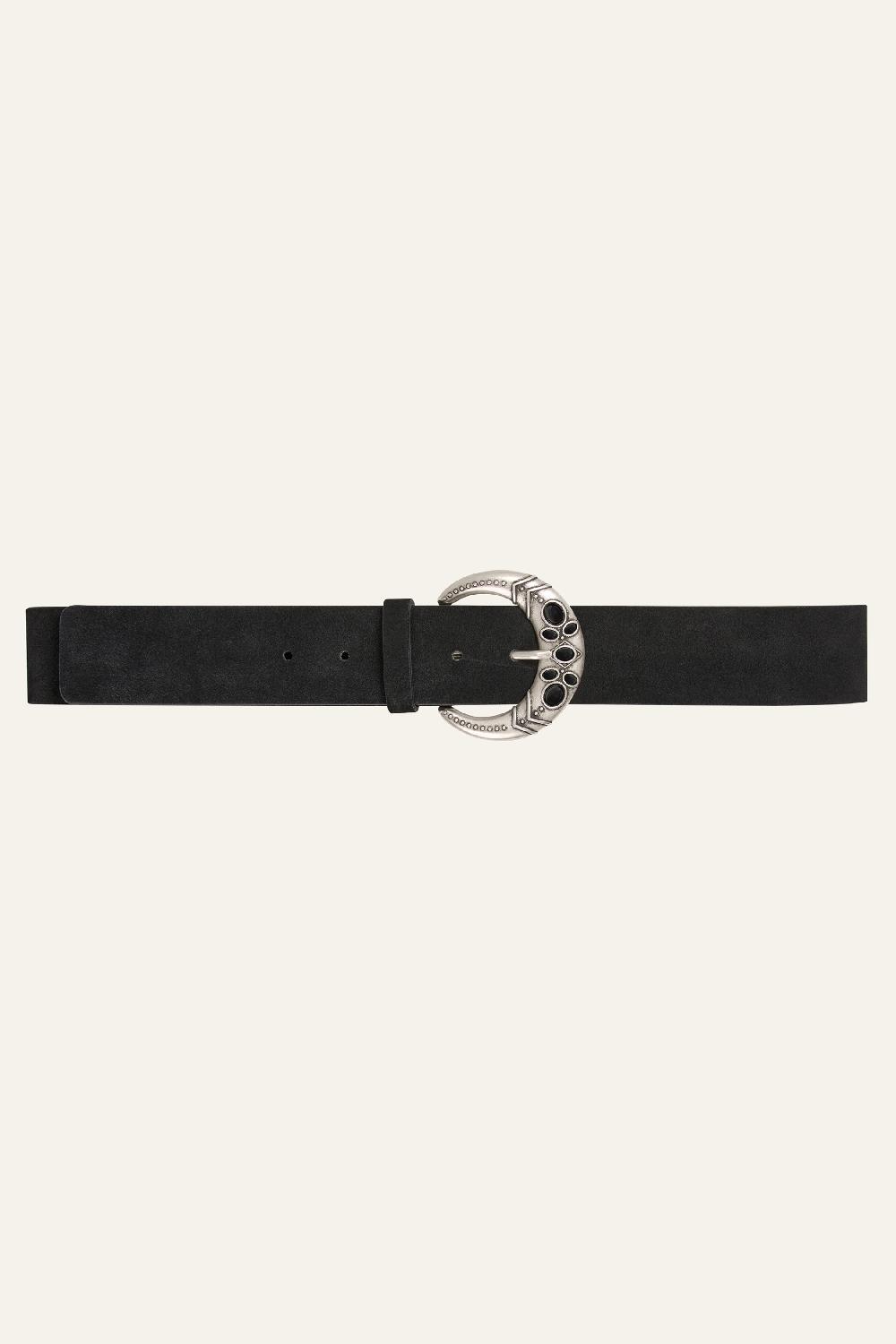 ba&sh Ceinture En Cuir Brody Noir