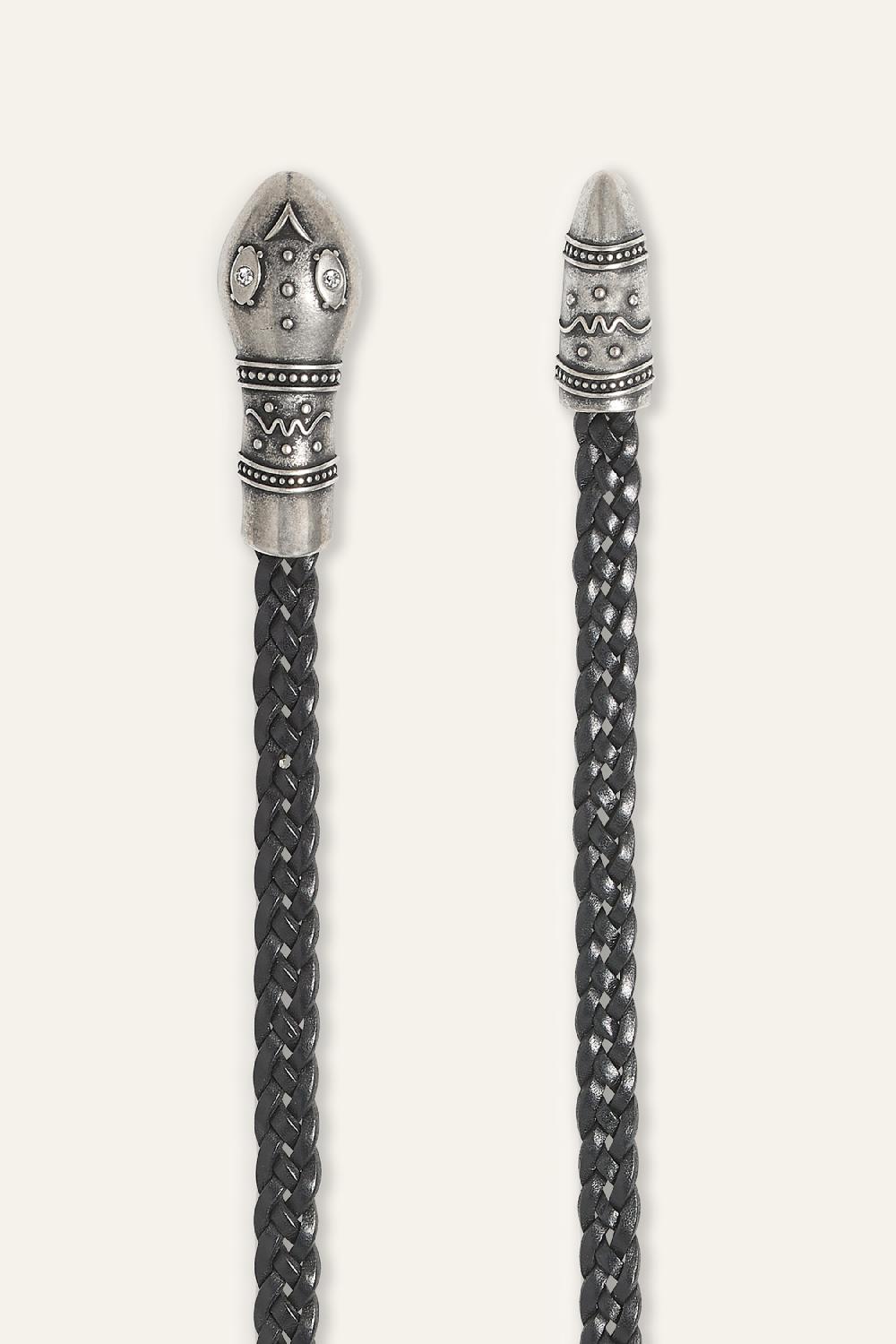 Ba&sh Ceinture En Cuir Bulzana Noir