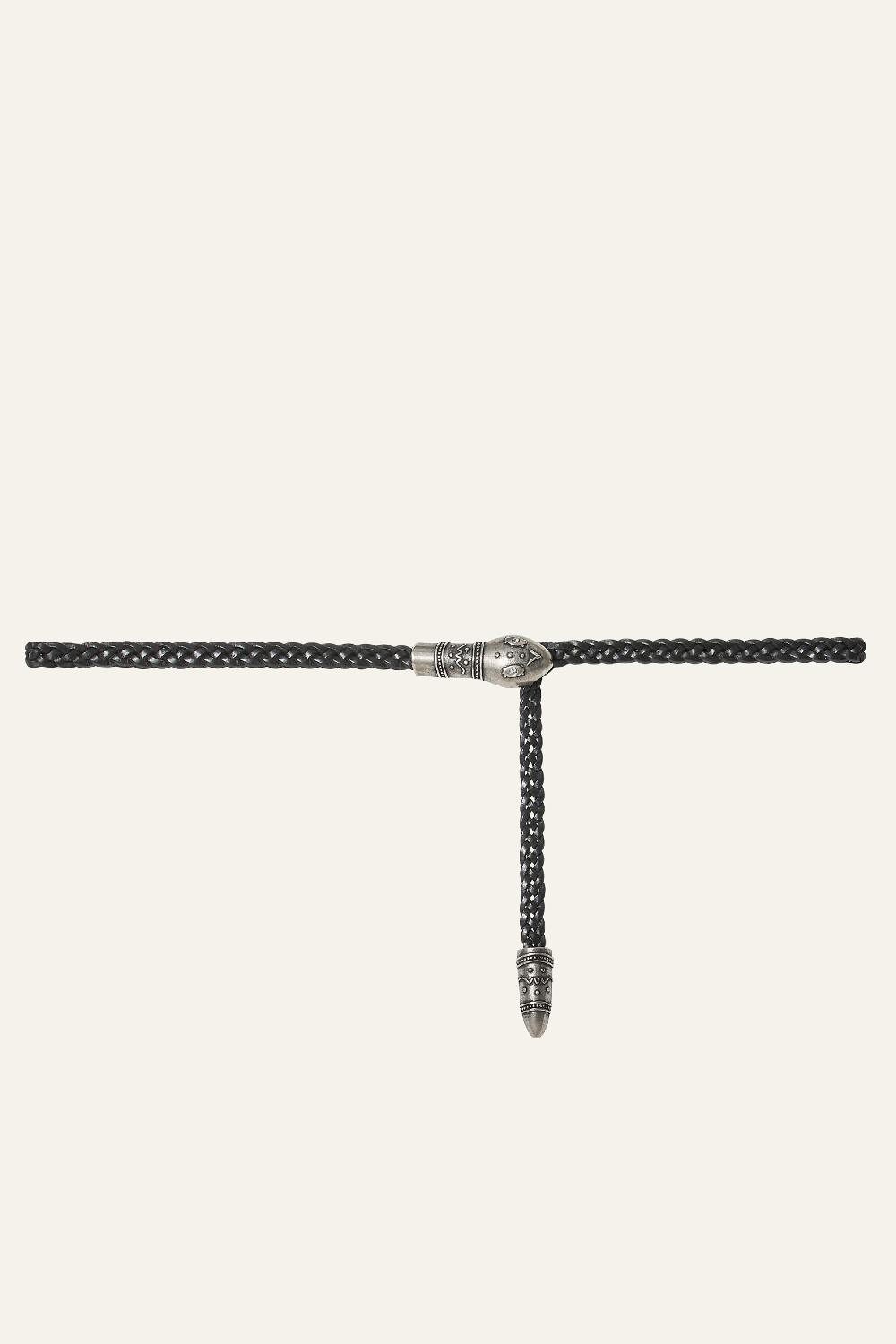 ba&sh Ceinture En Cuir Bulzana Noir