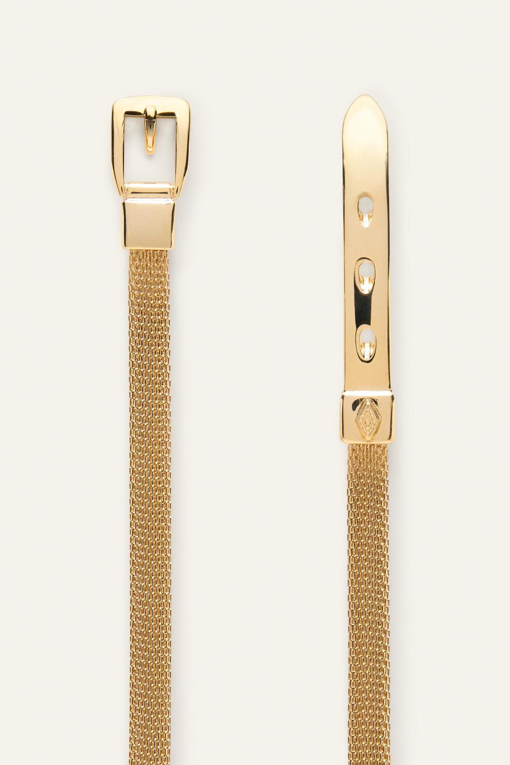 Ba&sh Ceinture Extra Fine Belanie Dore