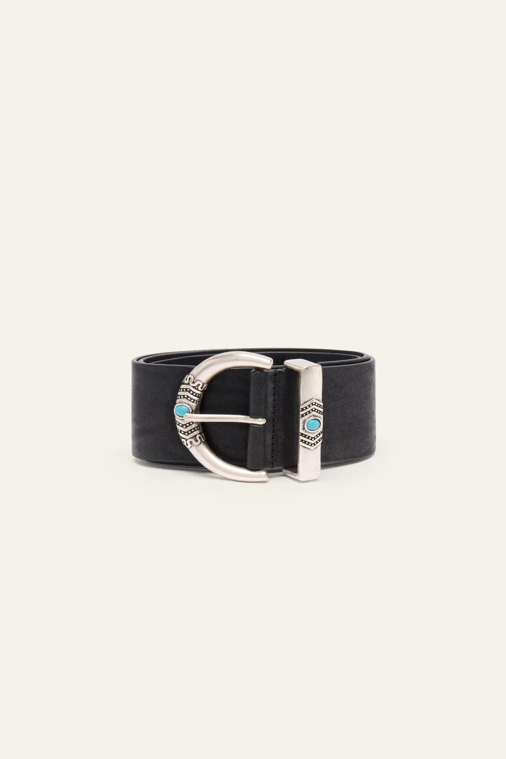 Ba&sh Ceinture Large Blye Noir