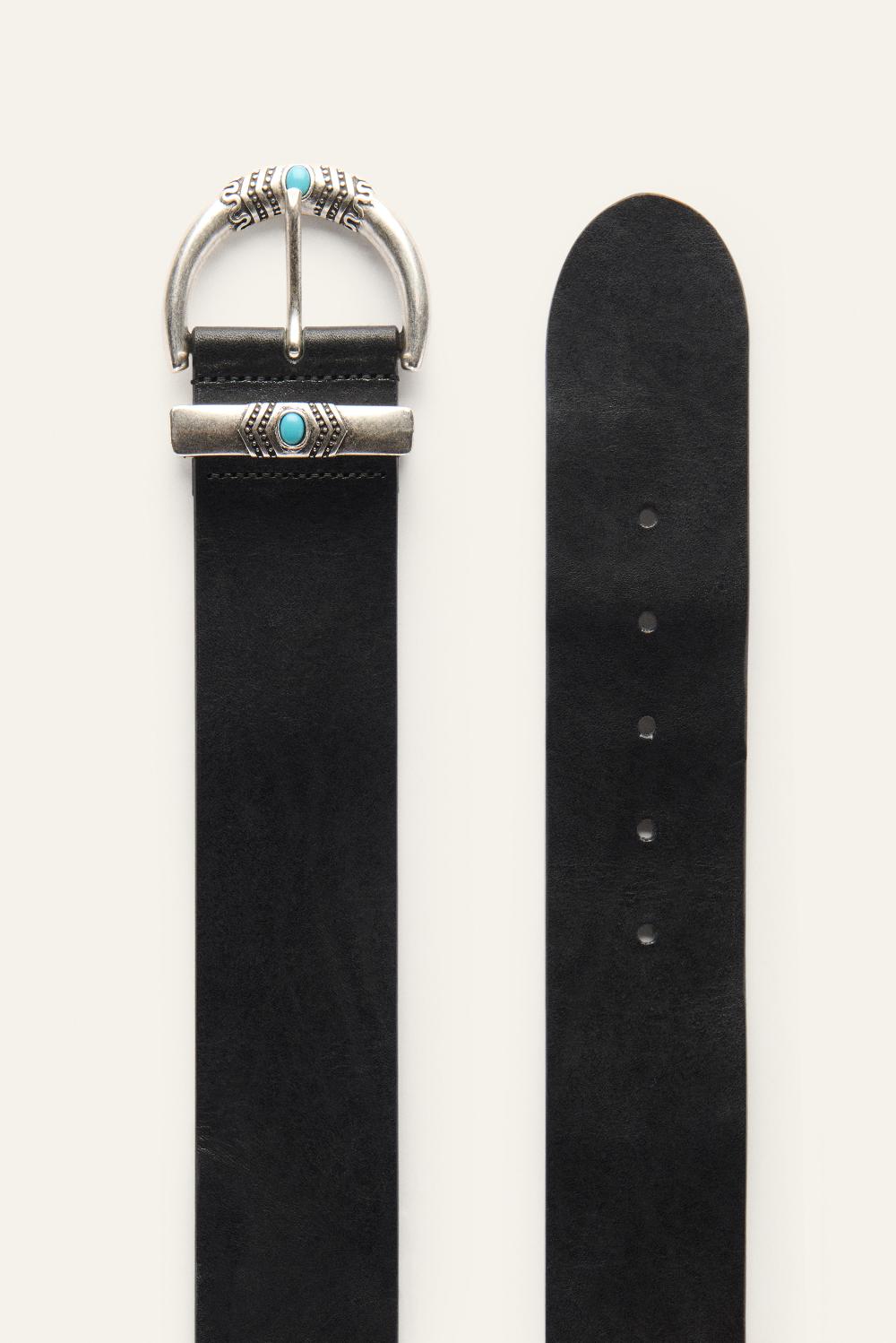 Ba&sh Ceinture Large Blye Noir