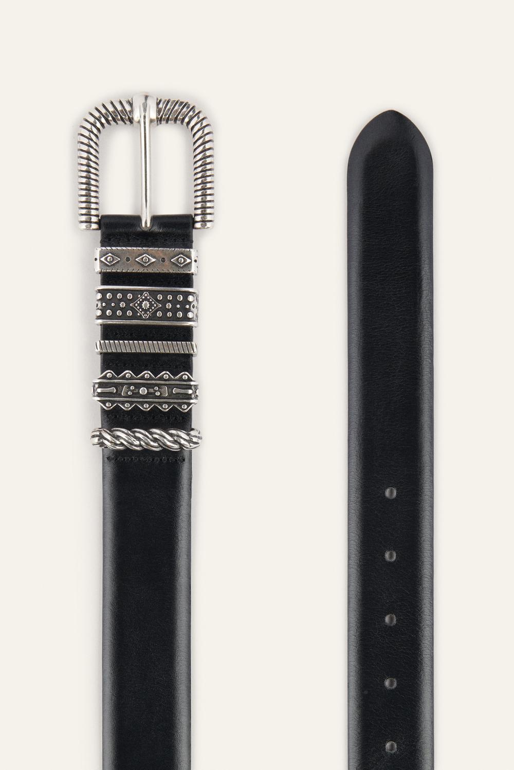 ba&sh Ceinture Multiples Passants Berkane Noir