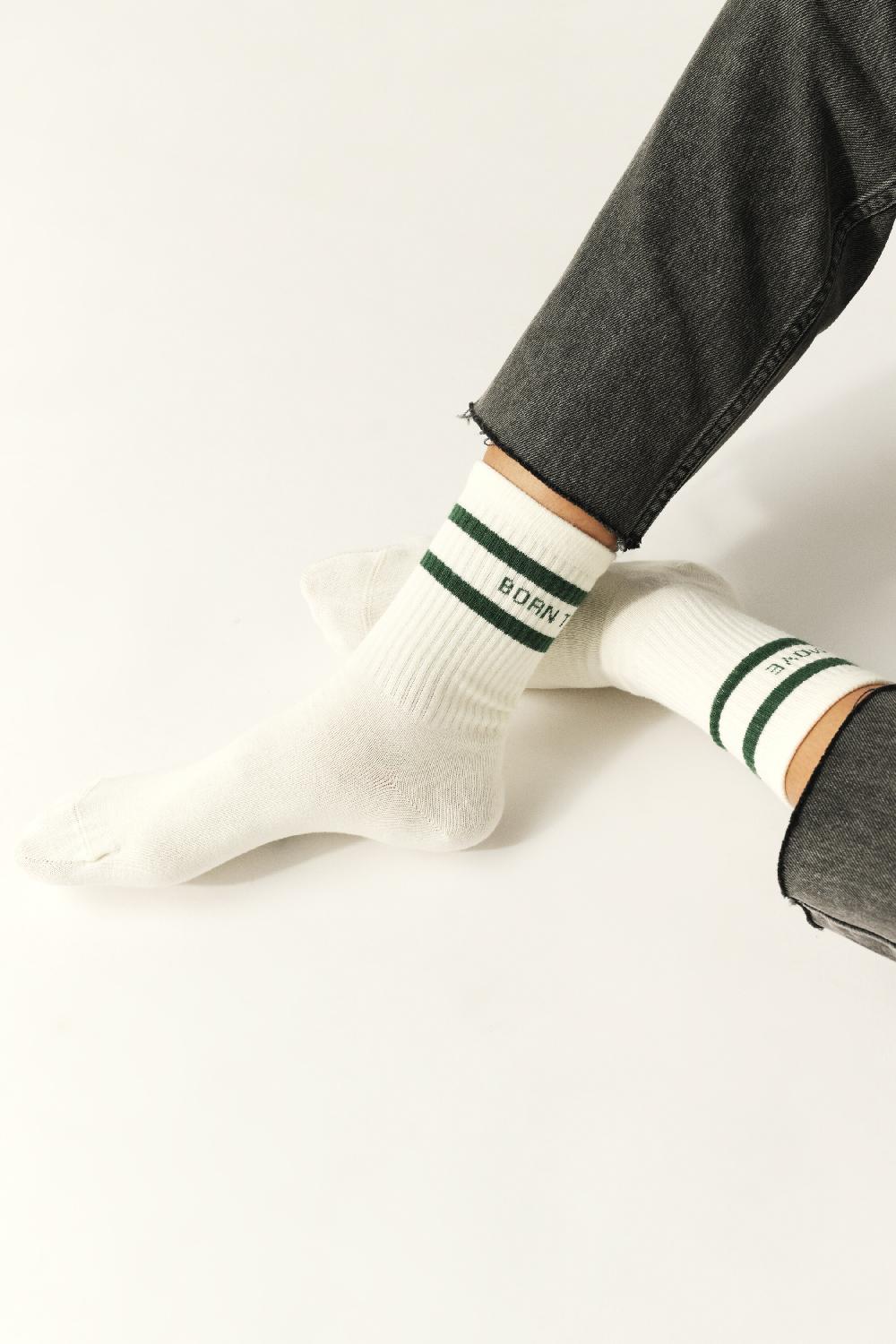 Ba&sh Chaussettes Hautes Shay Vert