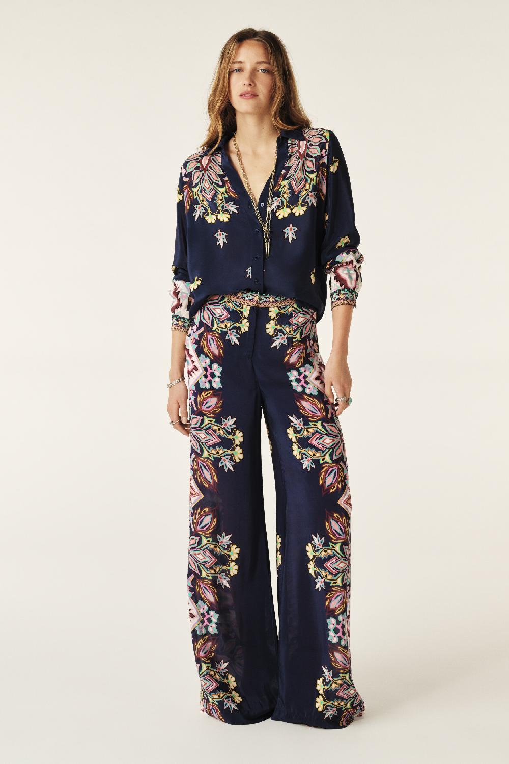 Ba&sh Chemise Manches Longues Loryane Marine