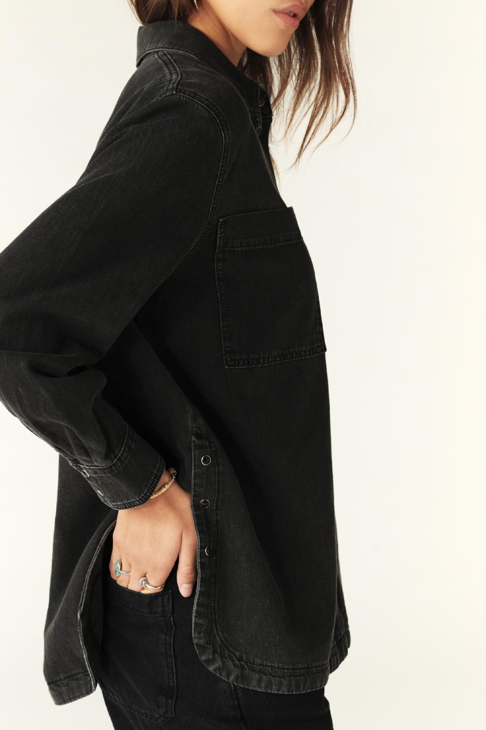 Ba&sh Chemise Manches Longues Maxa Noir