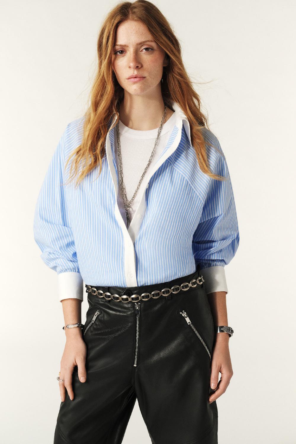 Ba&sh Chemise RayéE Hanae Bleu