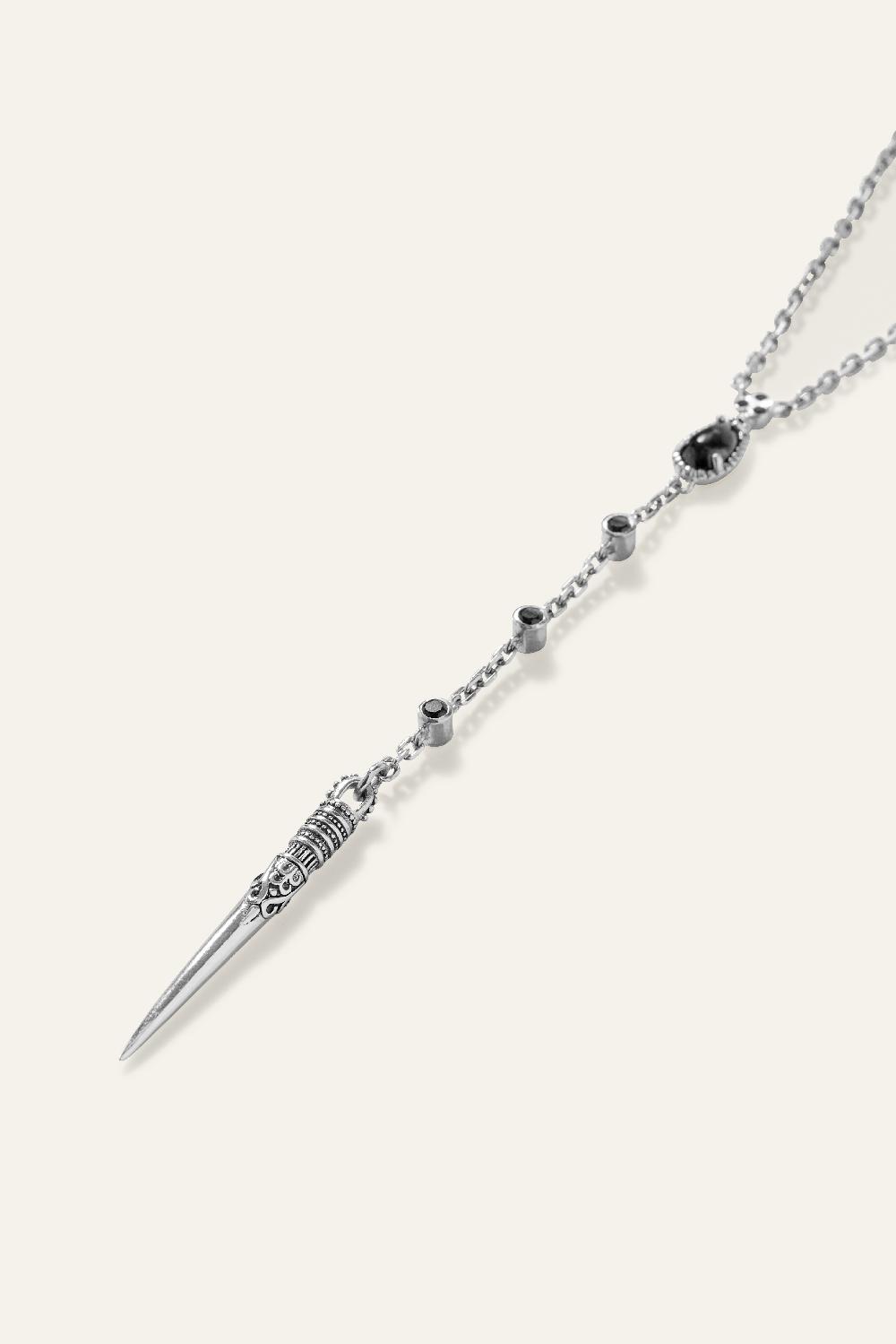 Ba&sh Collier Avec Pendentif Ojas Gris