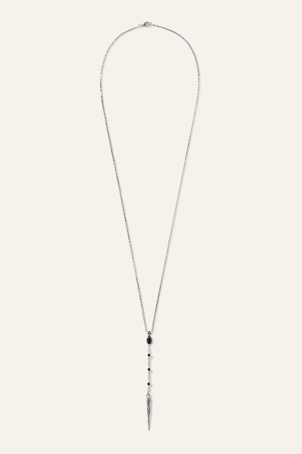 ba&sh Collier Avec Pendentif Ojas Gris