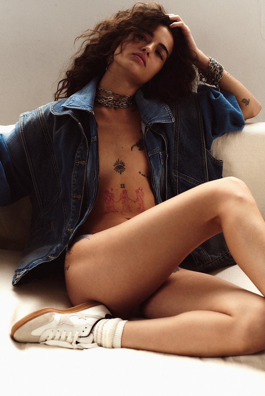 Ba&sh Collier En Argent Dexi Gris