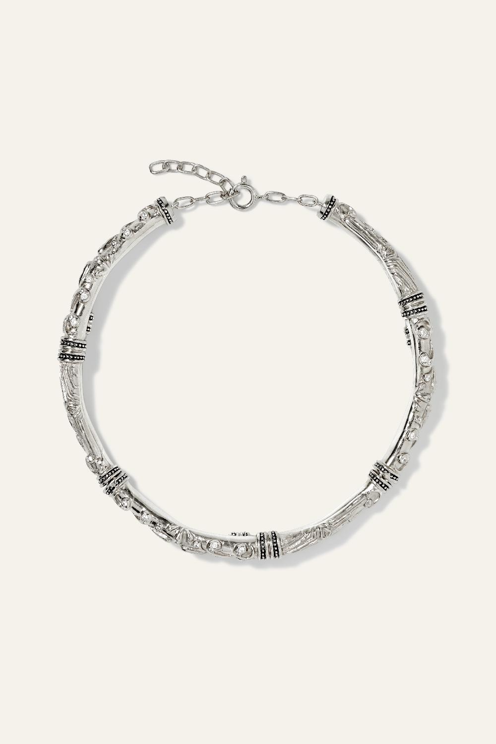 Ba&sh Collier En Argent Jaya Gris