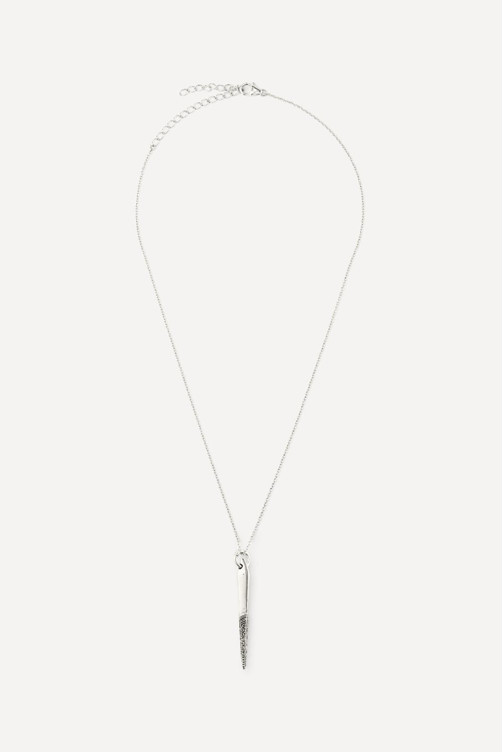 Ba&sh Collier Pendentif Malia Gris