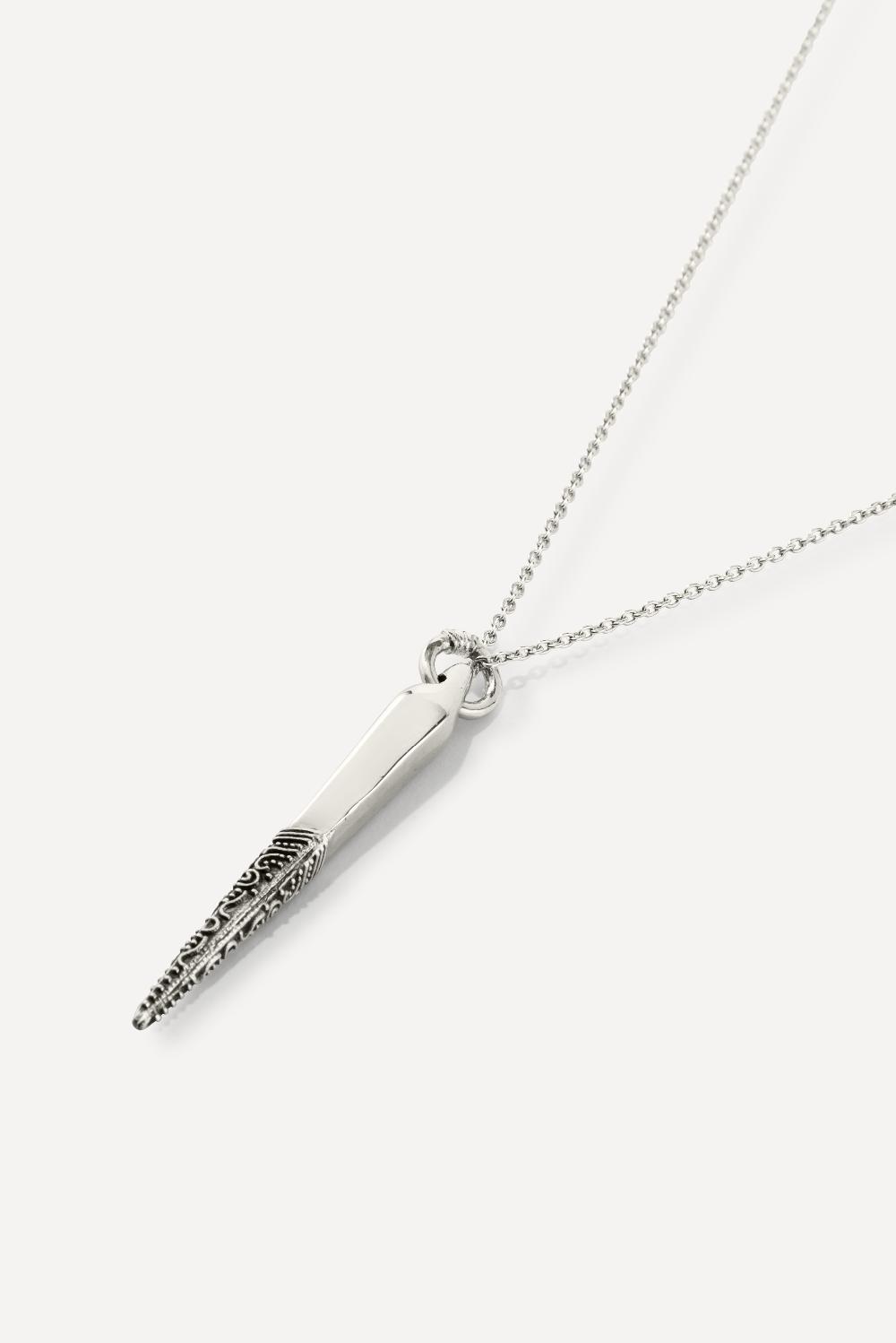 Ba&sh Collier Pendentif Malia Gris