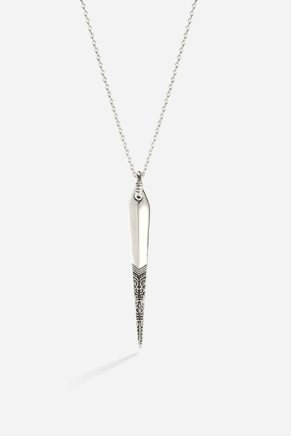 ba&sh Collier Pendentif Malia Gris