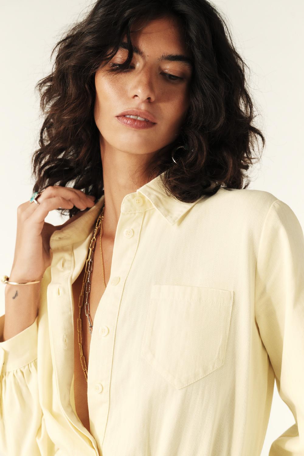 Ba&sh Combi Manches Longues Golba Jaune