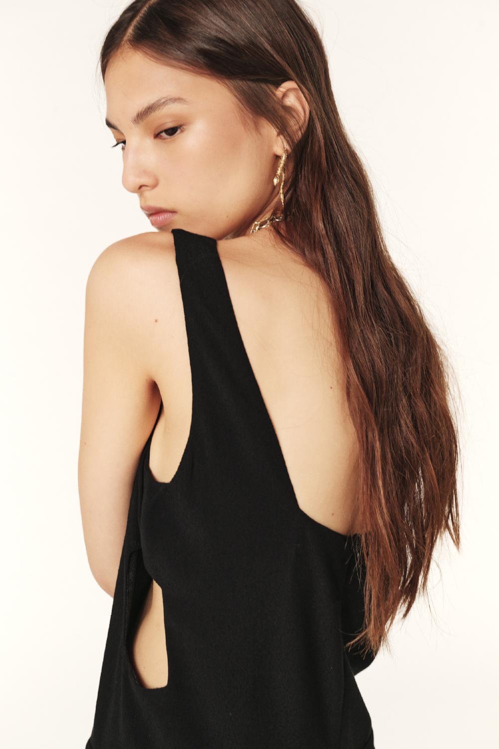 Ba&sh Combi Pantalon Nina Noir