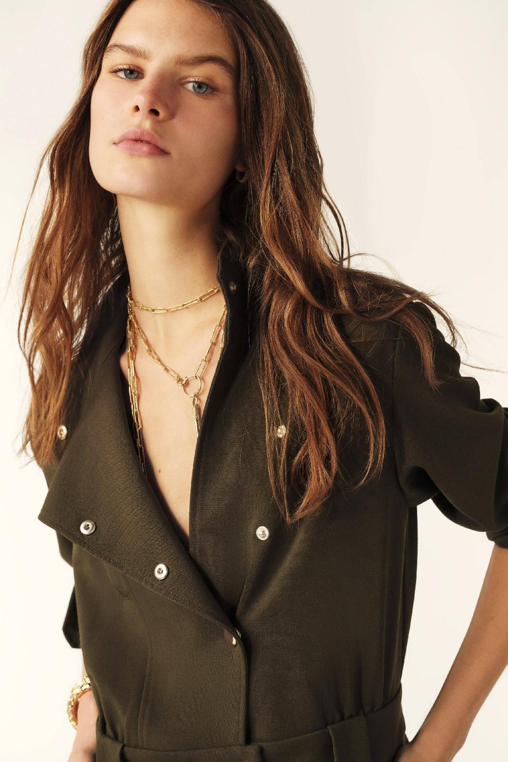 Ba&sh Combinaison Pantalon Jota Kaki