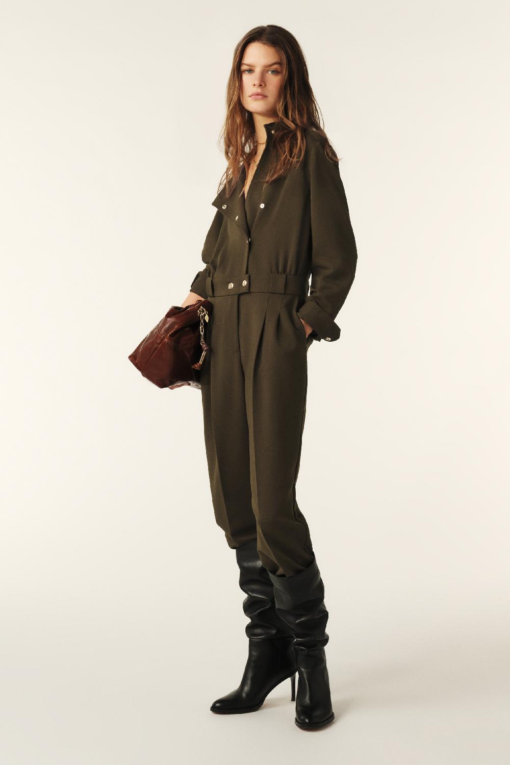 Ba&sh Combinaison Pantalon Jota Kaki