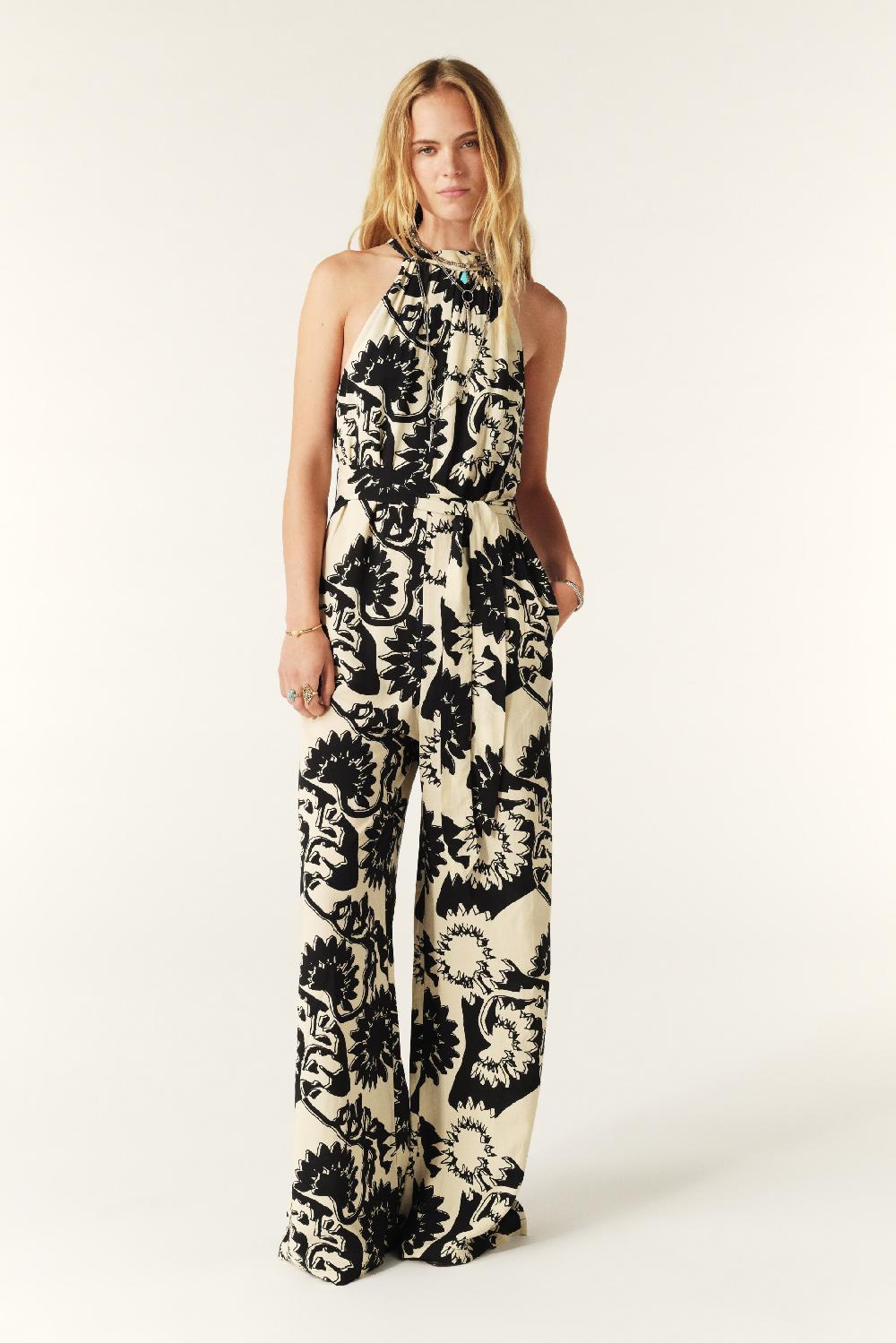 ba&sh Combinaison Sans Manches Finn Noir