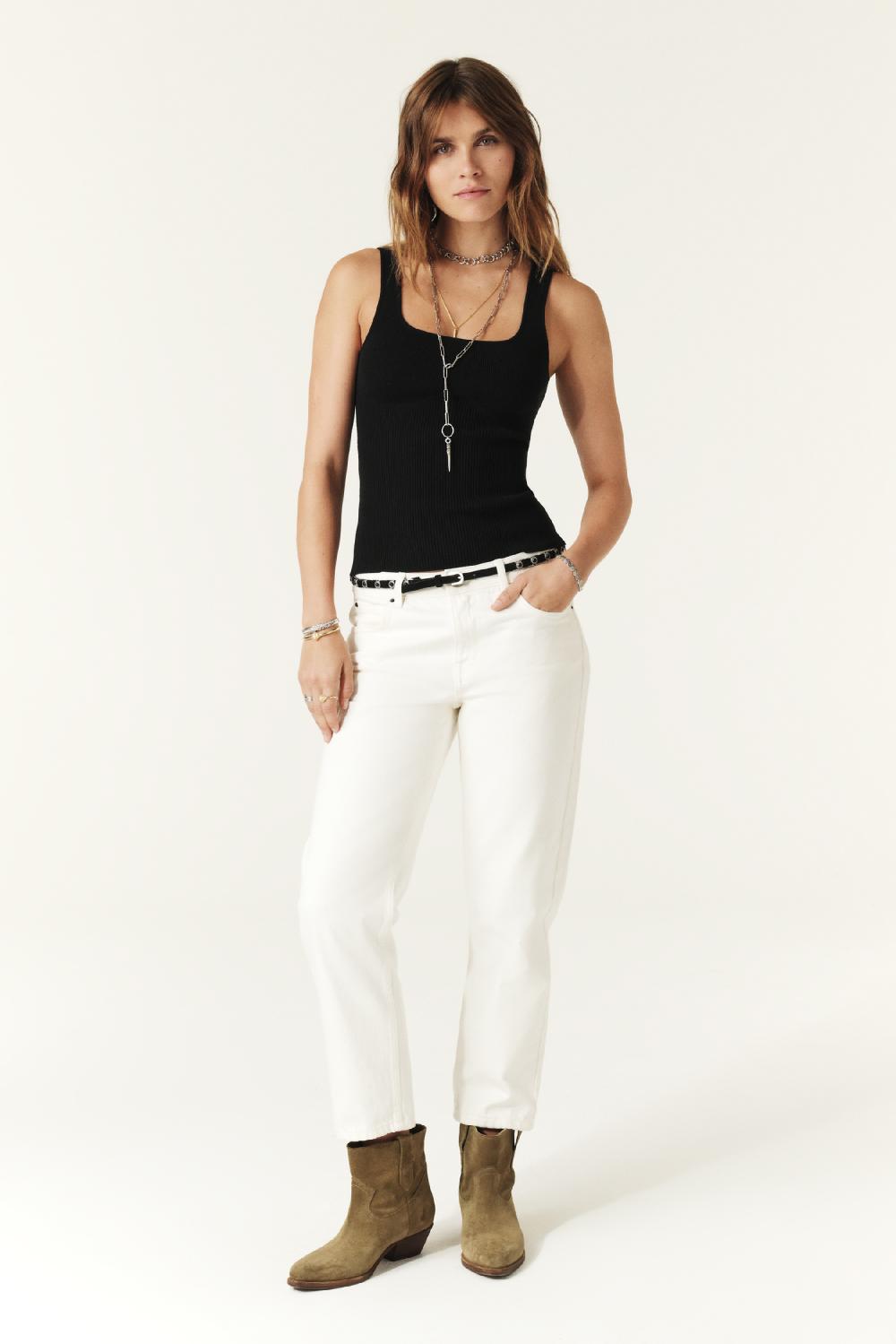 Ba&sh DéBardeur Ajusté Oxmo Noir