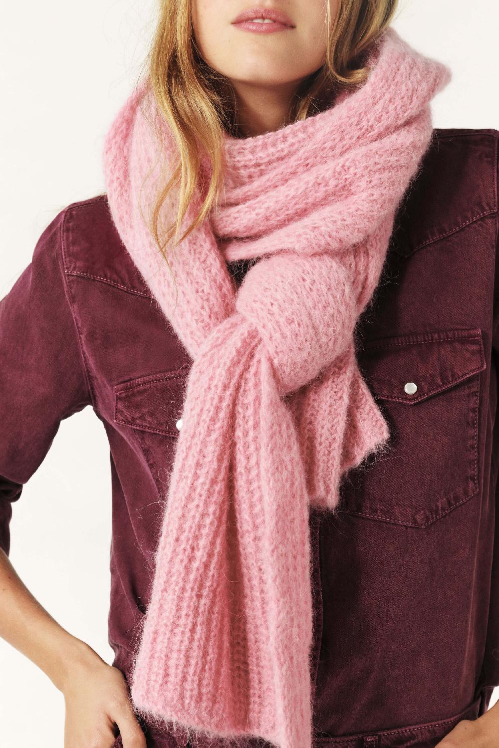 Ba&sh éCharpe En Maille Bahia Rose