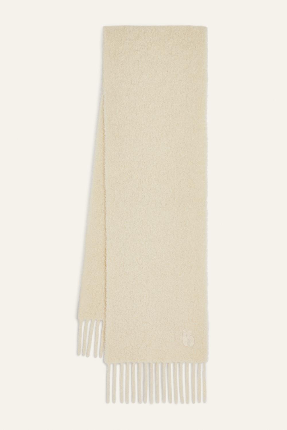 Ba&sh éCharpe FrangéE Sasha Blanc Ecru