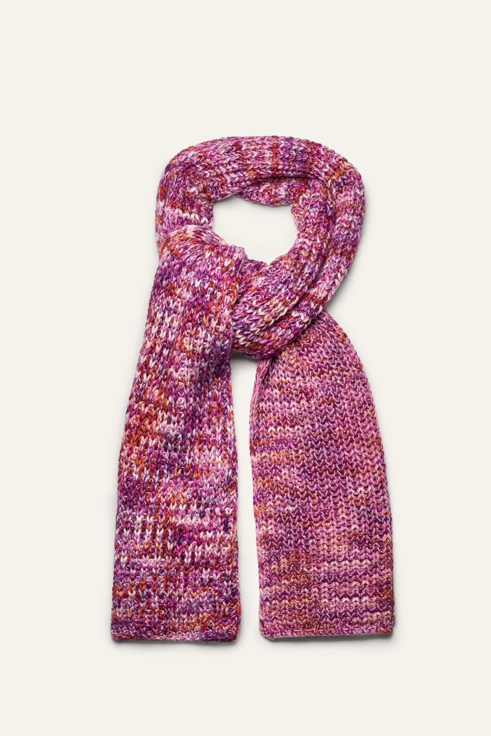 Ba&sh éCharpe Maille Chaude Stanis Rose