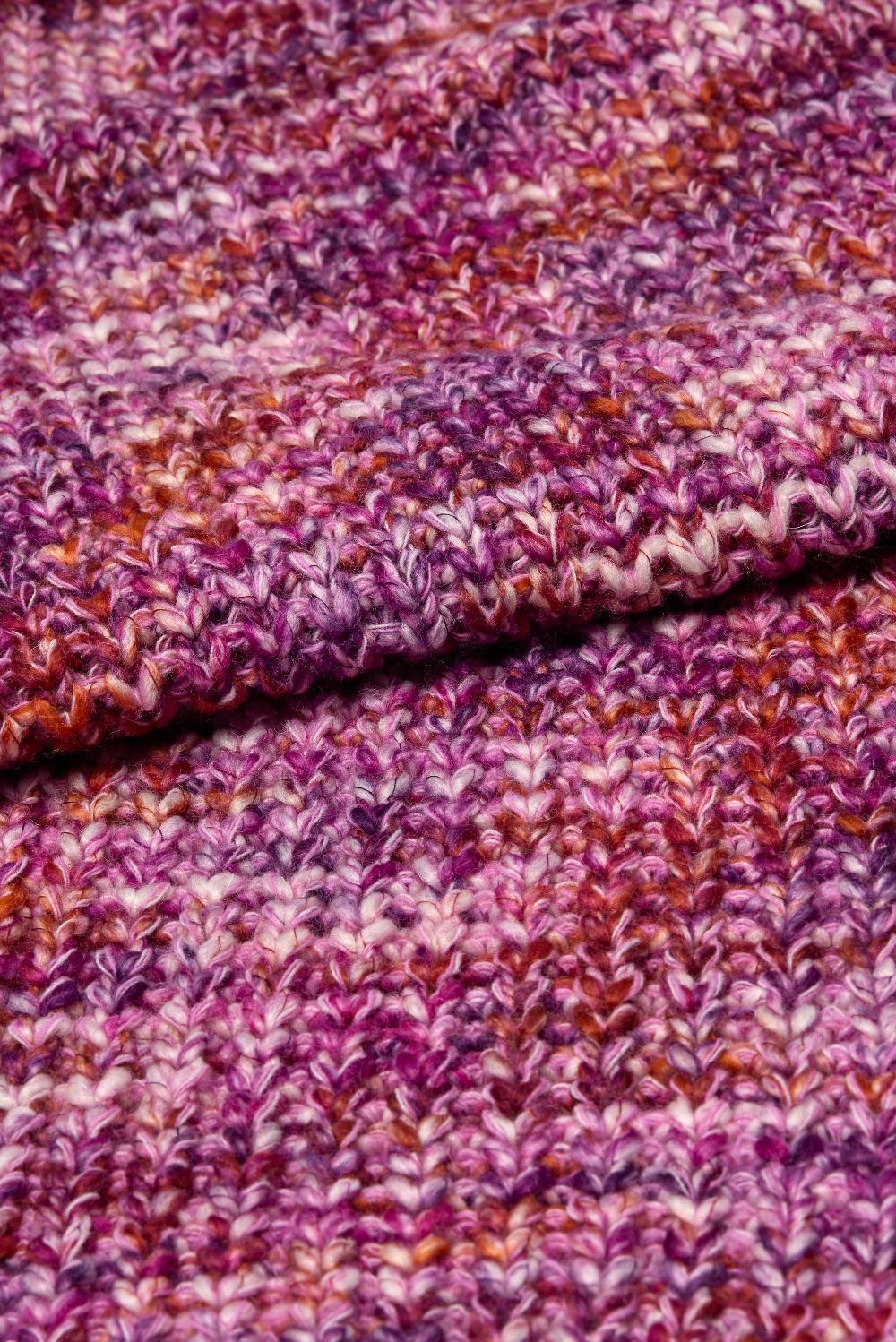 Ba&sh éCharpe Maille Chaude Stanis Rose