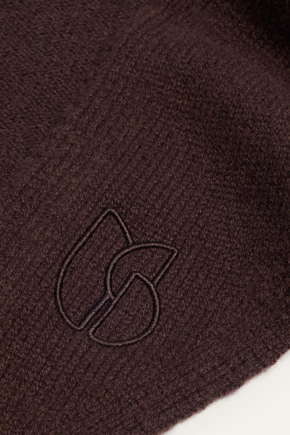 Ba&sh éCharpe Triangle Colly Marron