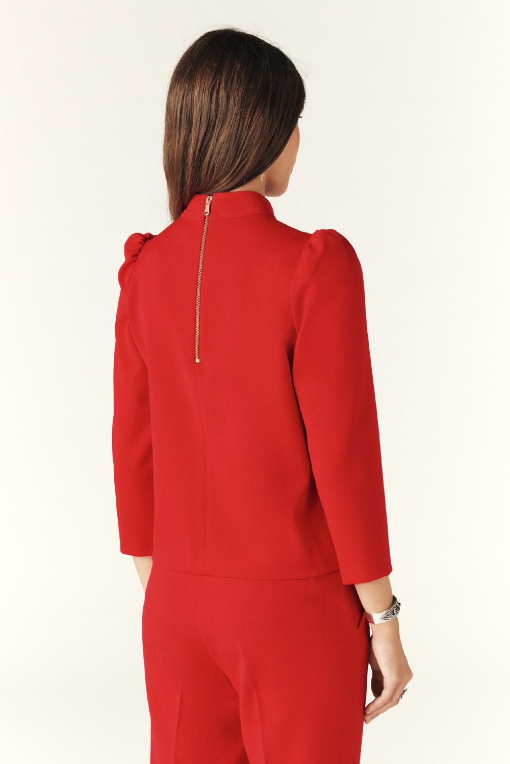 Ba&sh Haut Col Montant Coon Rouge