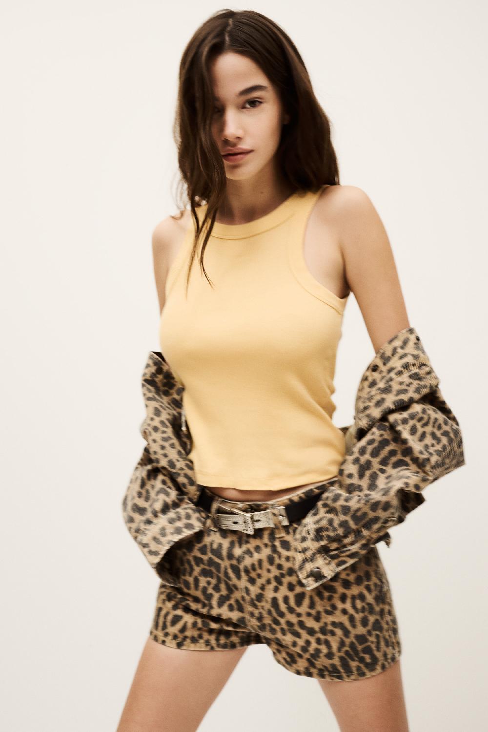 Ba&sh Haut Sans Manches Cynda Jaune