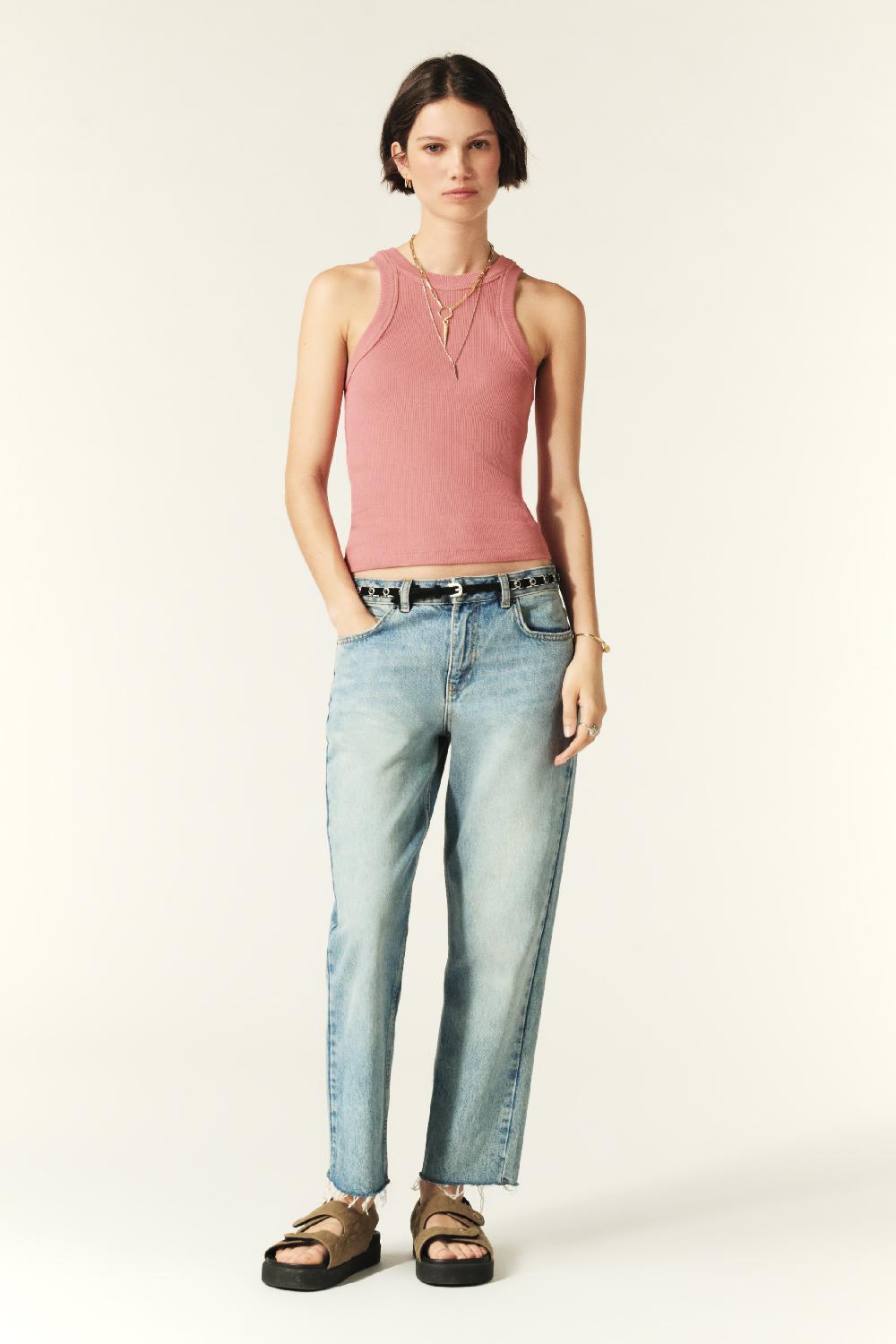 Ba&sh Haut Sans Manches Cynda Rose