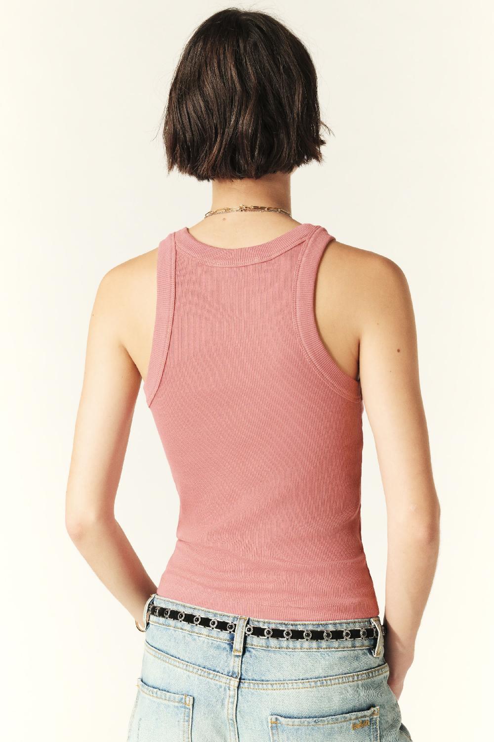 Ba&sh Haut Sans Manches Cynda Rose