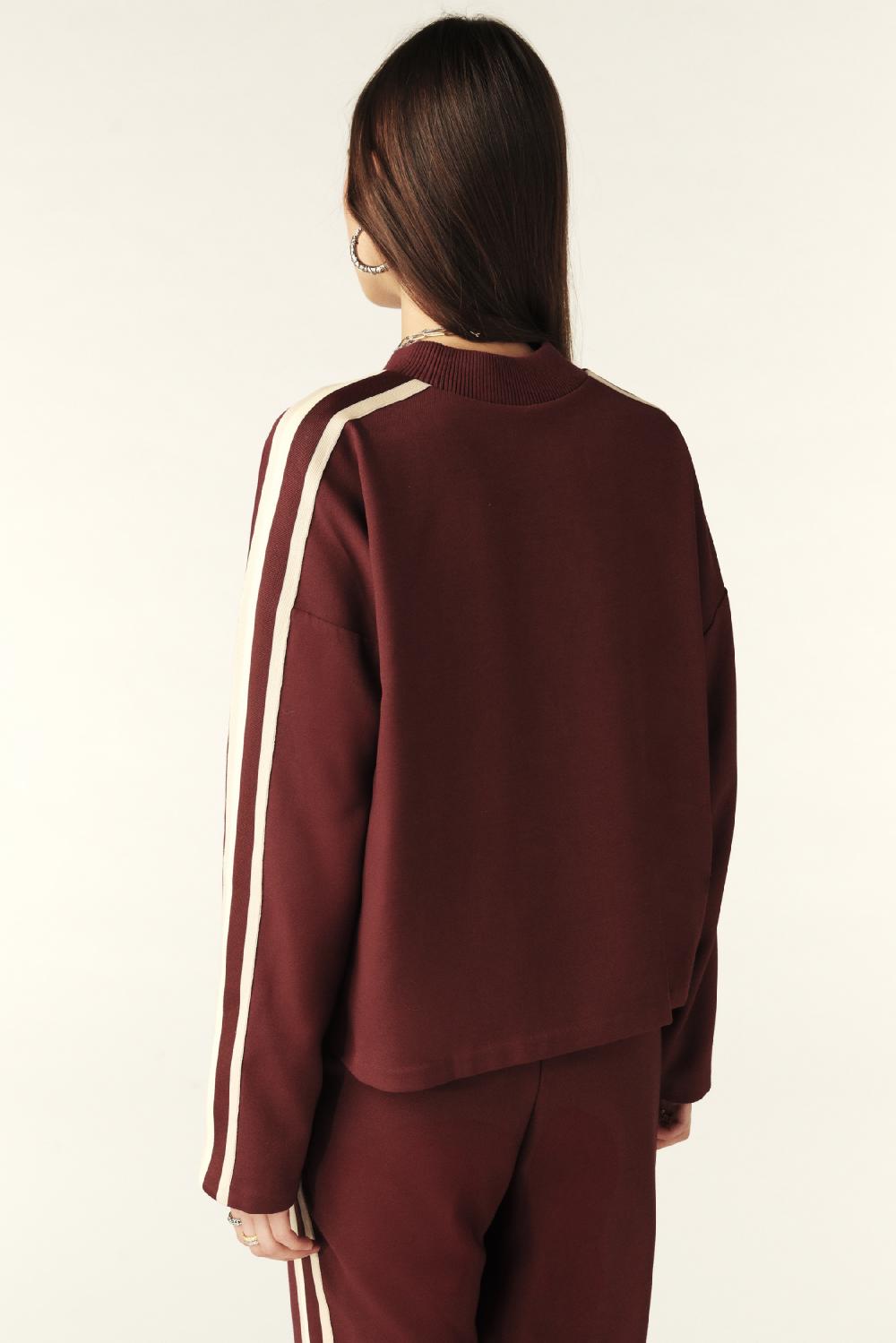 Ba&sh Haut Style Sweatshirt Spade Rouge
